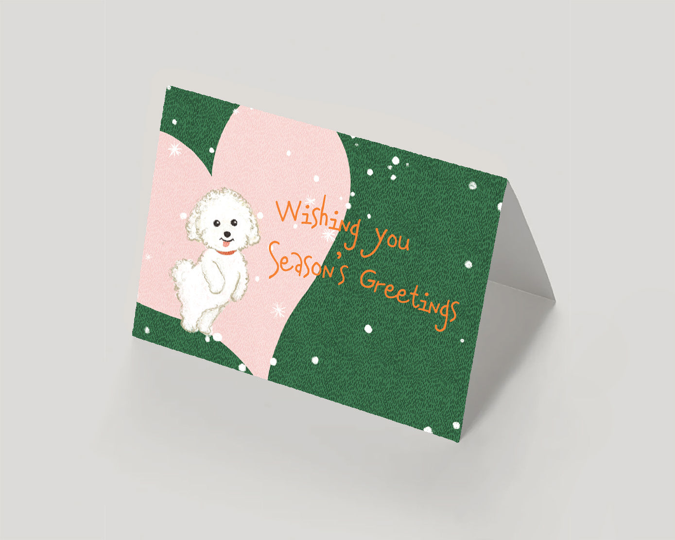 Season's Greetings Bichon