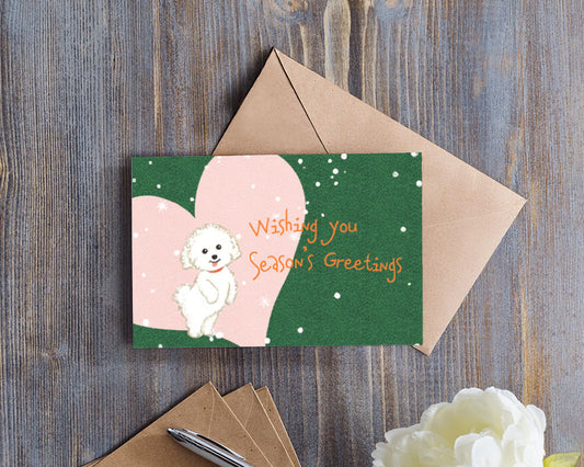 Season's Greetings Bichon